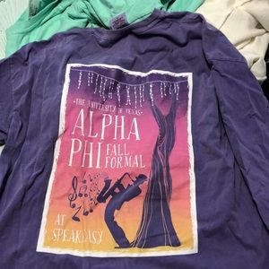 Long sleeve alpha phi shirt